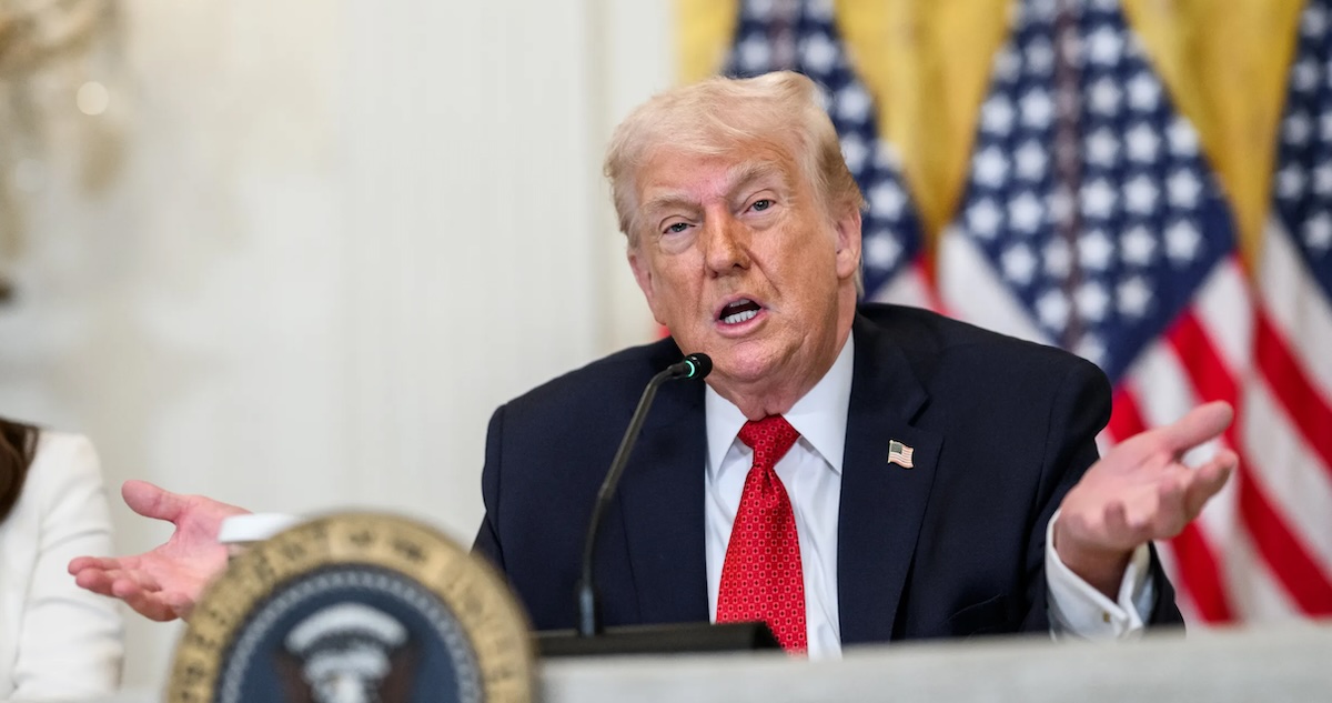 Trump compartió un par de imágenes creadas con IA que simulan la supuesta conquista de EU del territorio de otros países como Groenlandia, Canadá y Venezuela.