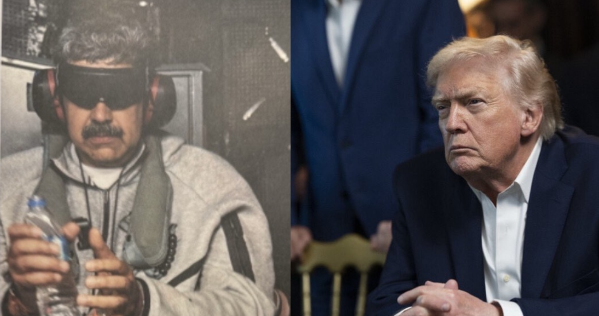 El Presidente de Venezuela, Nicolás Maduro, fue secuestrado por el Ejército Estadounidense en una operación supervisada por Donald Trump.