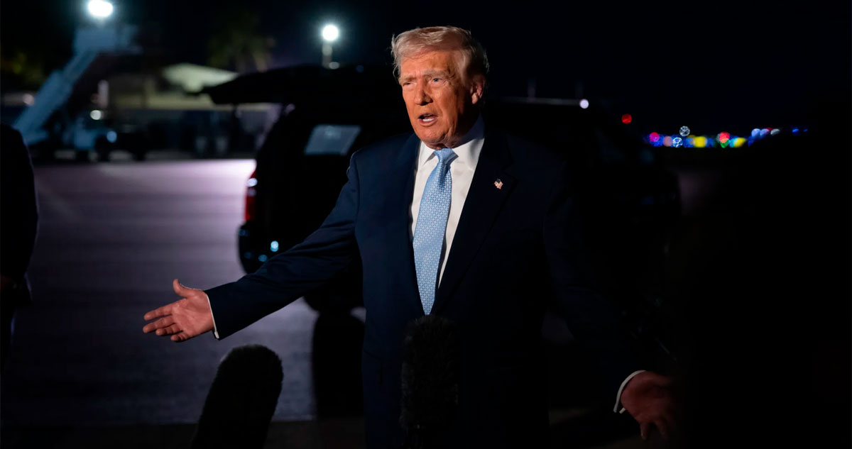 Trump lanza amenazas a México otra vez. Dice que Sheinbaum tiene “miedo a cárteles"