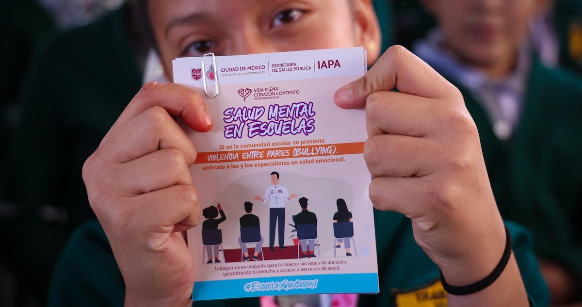 “Vida Plena, Corazón Contento” ayudó a evitar 75 suicidios y prevenir casos de violencia sexual o acoso contra estudiantes de secundaria y bachillerato de CdMx.