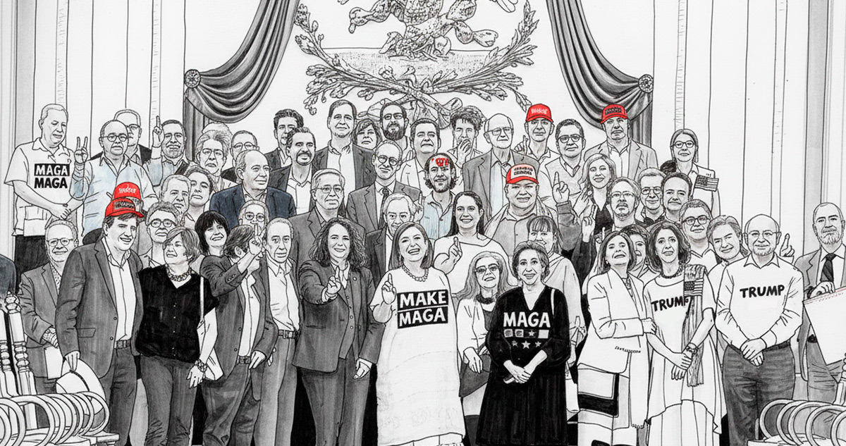 Opositores y más apoyan en secreto o abiertamente a Trump porque creen que bastan 10 misiles para que les regrese el respeto, como en un acto de magia.