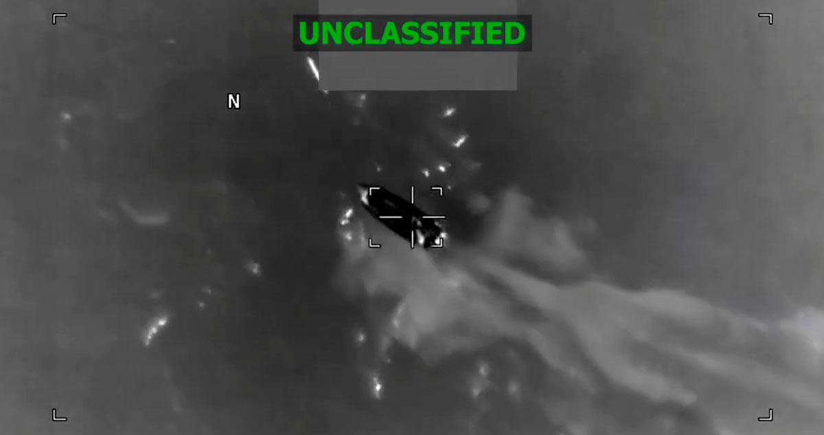 El Comando Sur de EU ataca otra "narcolancha" y mata a tres personas