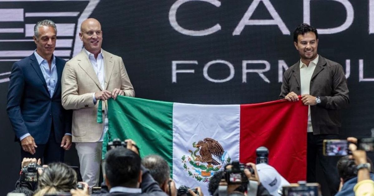 Sergio Pérez presentación de Cadillac en México