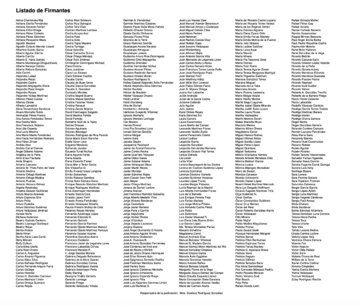 Frente Amplio Democrático desplegado.