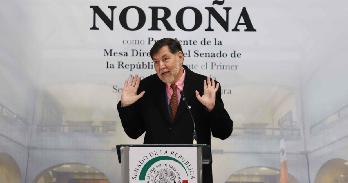 Noroña dice que Scherer debería estar preso.