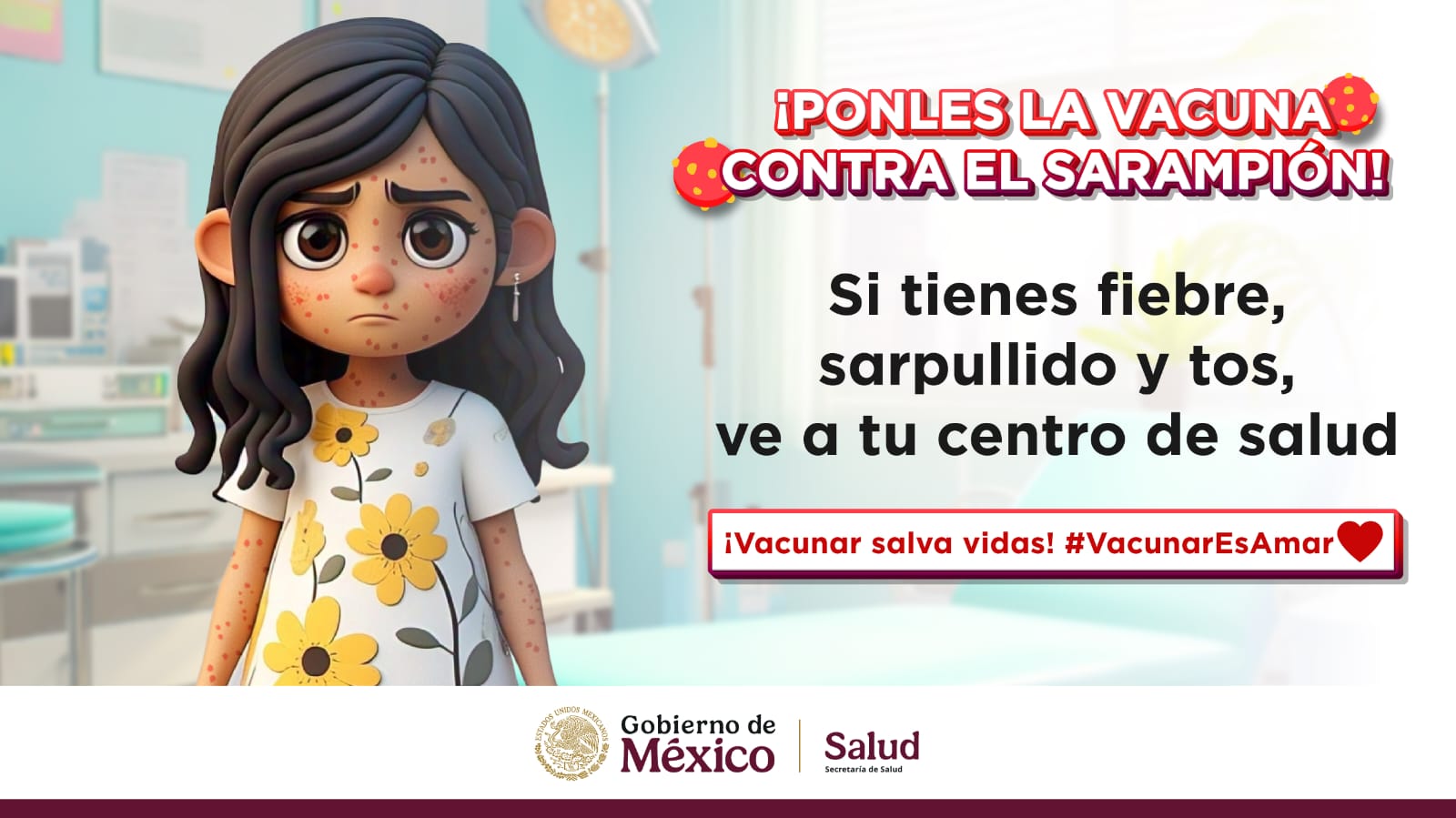 Sarampión ilustración