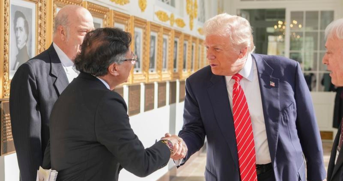 El Presidente de EU, Donald Trump, afirmó que se llevó "muy bien" con su homólogo colombiano Gustavo Petro tras el encuentro que sostuvieron este martes.