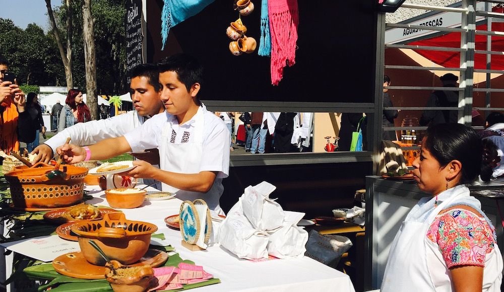 El stand de Puebla. Foto: Daniela Medina, SinEmbargo