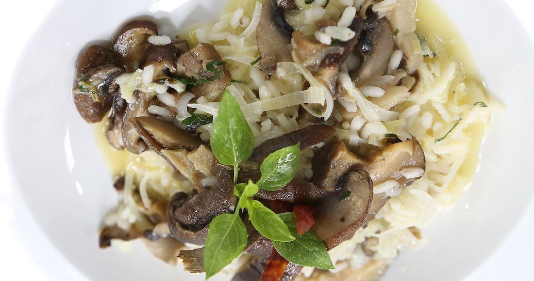 Risotto con setas al vino. Foto: Cri Rodríguez, SinEmbargo