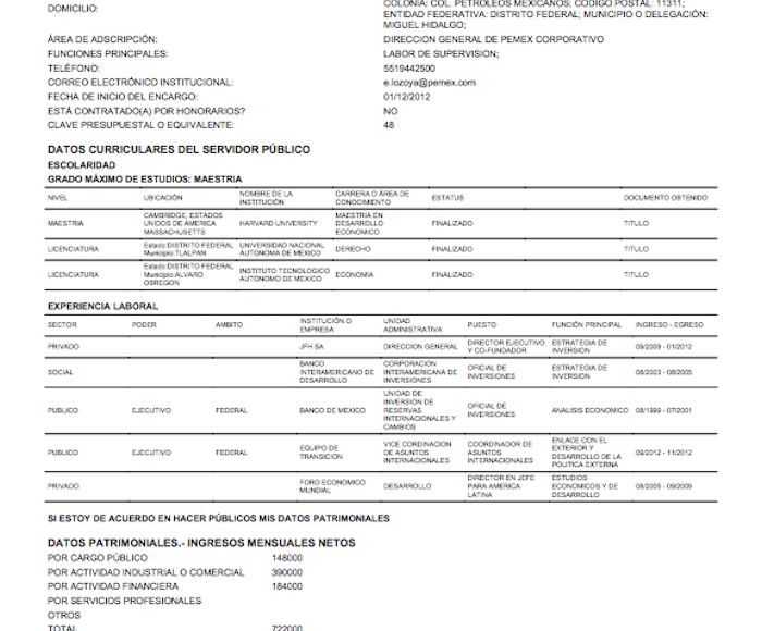 La declaración de 2013. Imagen: Especial